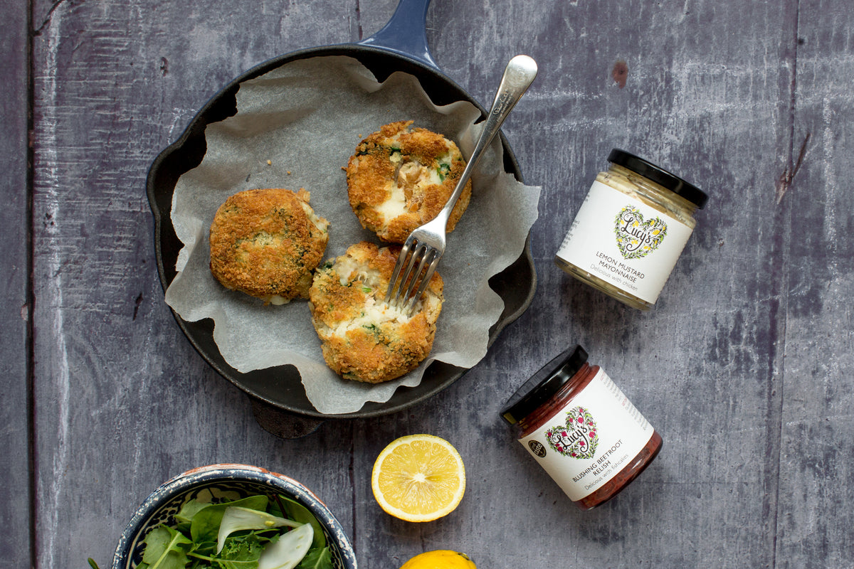 Smoked Mackerel and Spinach Fishcakes &ndash; Lucy's Dressings