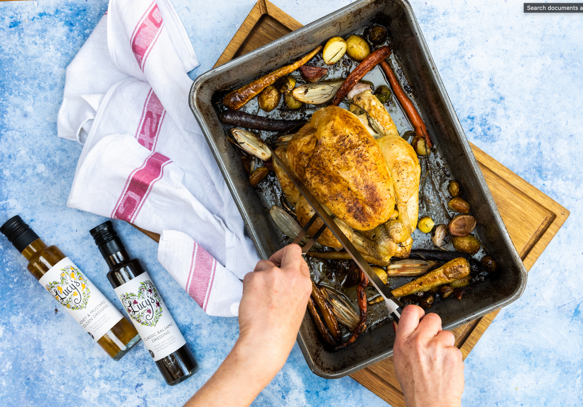 Balsamic Roast Chicken – Lucy's Dressings
