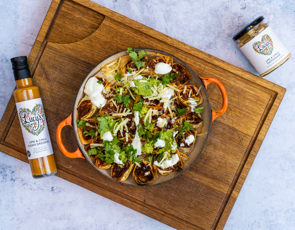 One Pan Taco Pull Apart – Lucy's Dressings