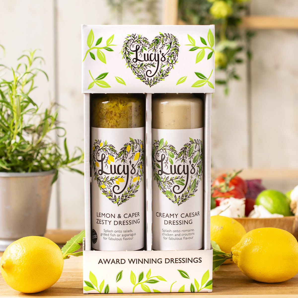 THE TREAT DRESSING 新郎2点セット Zesty Dressings Duo Gift Pack – Lucy's Dressings