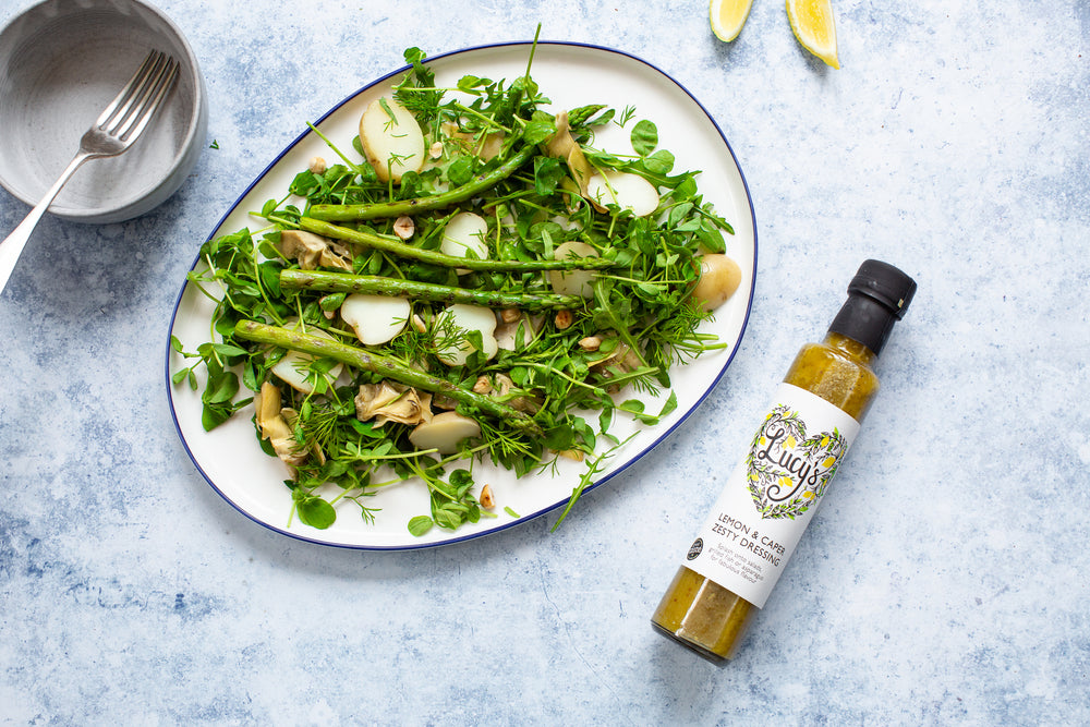 Spring Vegetable Salad with Lucy's Lemon and Caper Zesty