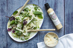 Salad of fennel, winter leaves and parmesan