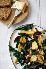 Roasted Parsnip, Jerusalem Artichoke and Cavolo Nero