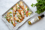 Crab Crostini with Lucy's Lemon and Caper Zesty