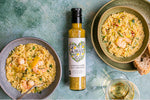 ORZO WITH PRAWNS, LEEK AND CHILLI