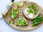 Broad Bean, Mint and Ricotta Bruschetta