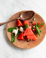 Watermelon, Feta, Pumpkin Seed and Mint Salad