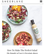 What makes the perfect salad? Lucy's Dressings featured in Sheerluxe
