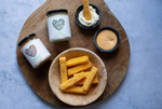 Truffle Polenta Fries with Lucy's Vegan Mayo